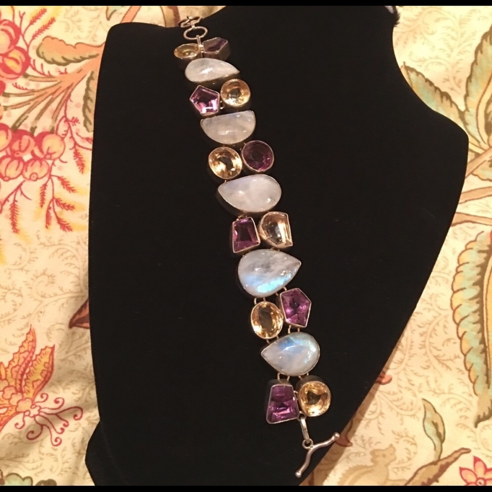 Moonstone Silver Bracelet NWOT
